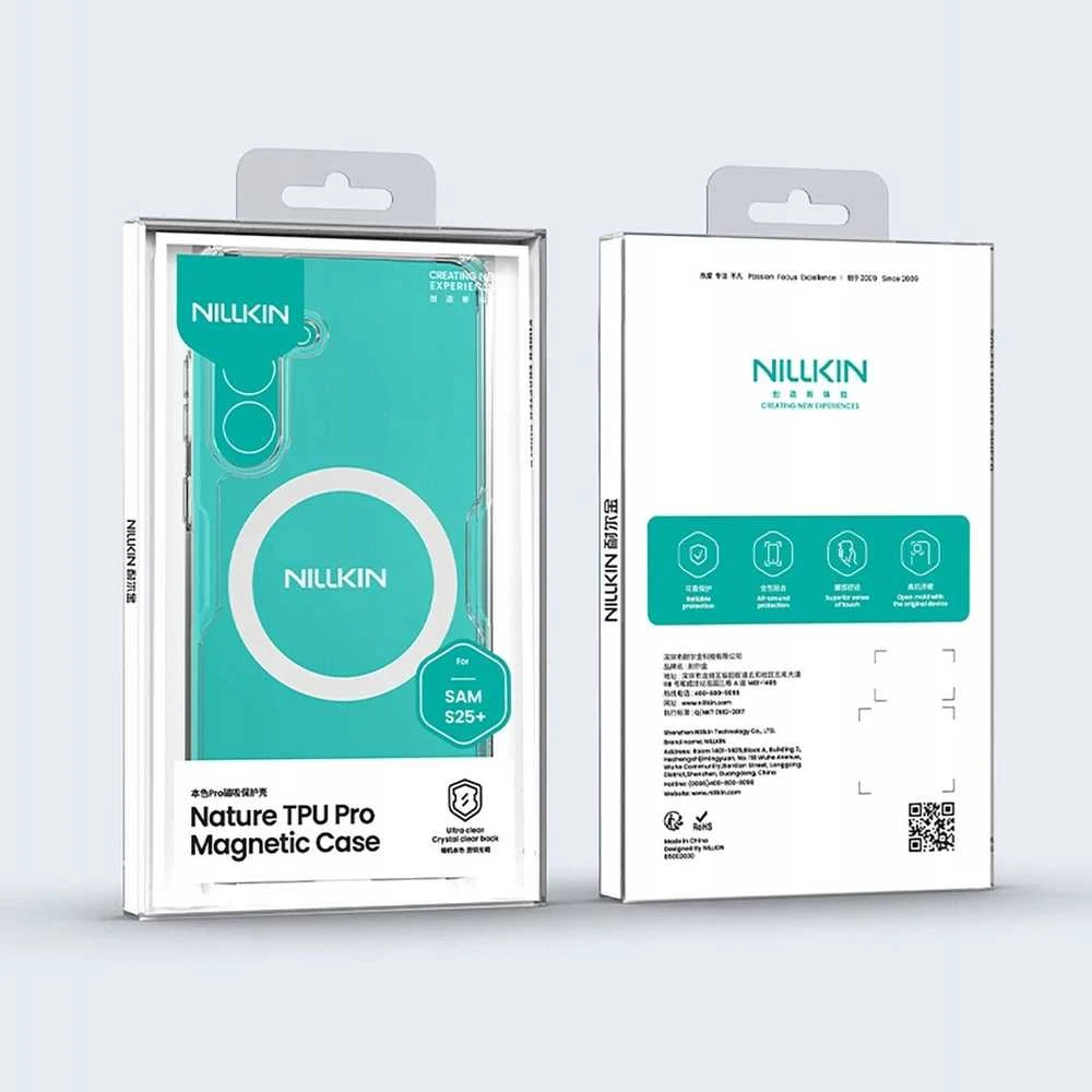 Dėklas NILLKIN NATURE PRO MAGNETIC SAMSUNG S25+ SKAIDRUS