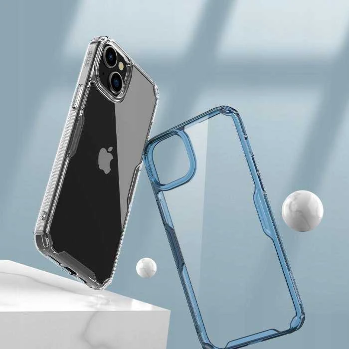 Dėklas Nillkin Nature TPU Pro Apple iPhone 15 Plus baltas