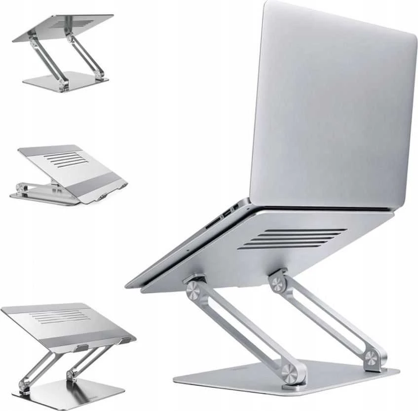 Nillkin ProDesk Adjustable nešiojamo kompiuterio stovas sidabrinės spalvos