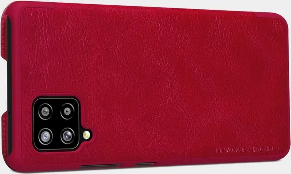 Nillkin Qin leather holster case Samsung Galaxy A42 5G dėklas telefonui juodos spalvos
