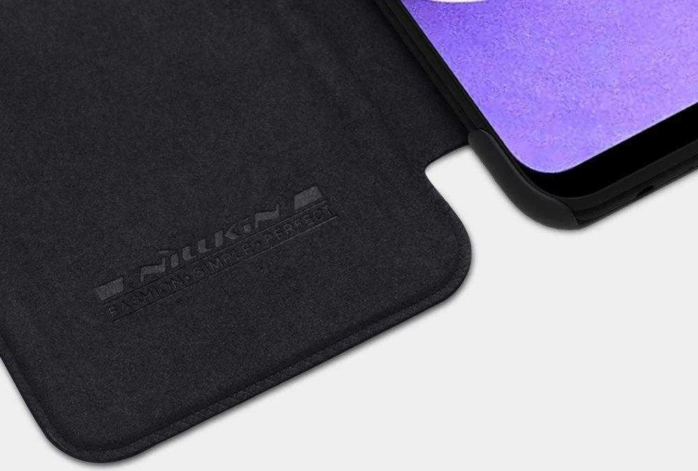 Nillkin Qin leather holster Samsung Galaxy A03s dėklas telefonui juodos spalvos