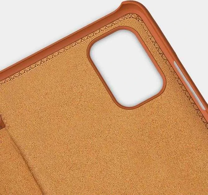 Nillkin Qin atverčiamas dėklas Xiaomi Redmi Note 11T 5G / 11S 5G / 11 5G (China) / Poco M4 Pro 5G – dėklas telefonui juodos spalvos