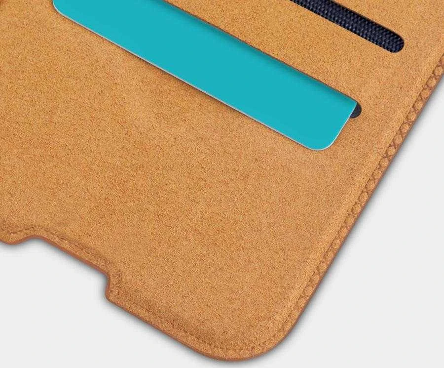 Dėklas NILLKIN QIN BOOK LEATHER CASE XIAOMI REDMI NOTE 11 PRO/11 PRO+ BROWN