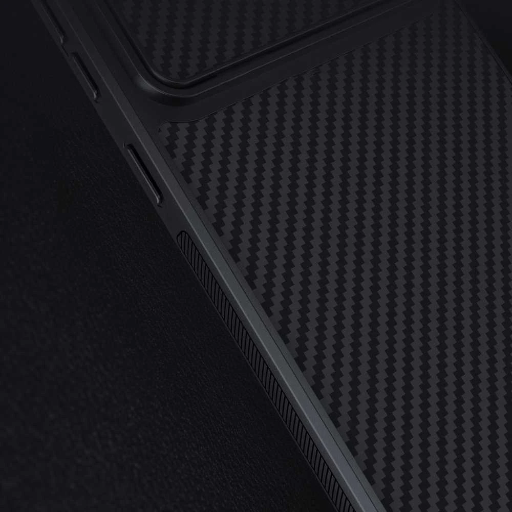 Nillkin Synthetic Fiber S Samsung Galaxy S23 Plus, camera cover, dėklas telefonui juodos spalvos