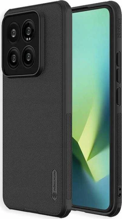 Nillkin Super Frosted Shield Pro Magnetic Case Xiaomi 14 Pro – dėklas telefonui juodos spalvos