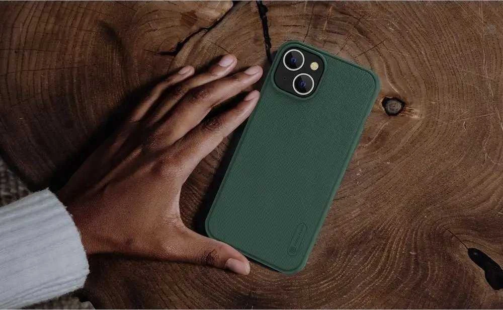 Dėklas Nillkin Super Frosted Shield Pro Apple iPhone 14 Plus žalias