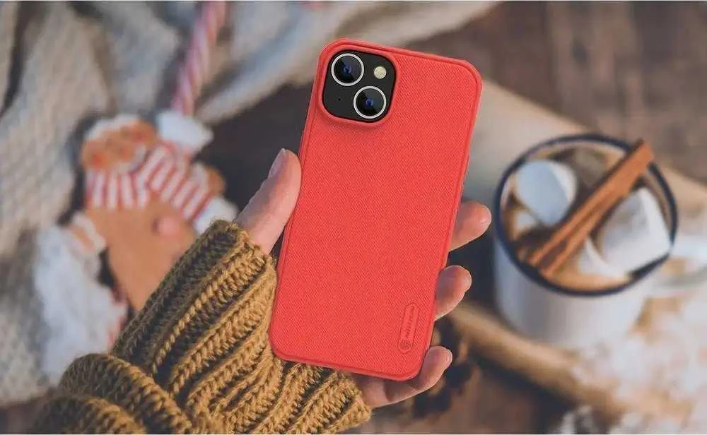 Dėklas Nillkin Super Frosted Shield Pro Apple iPhone 14 Plus raudonas