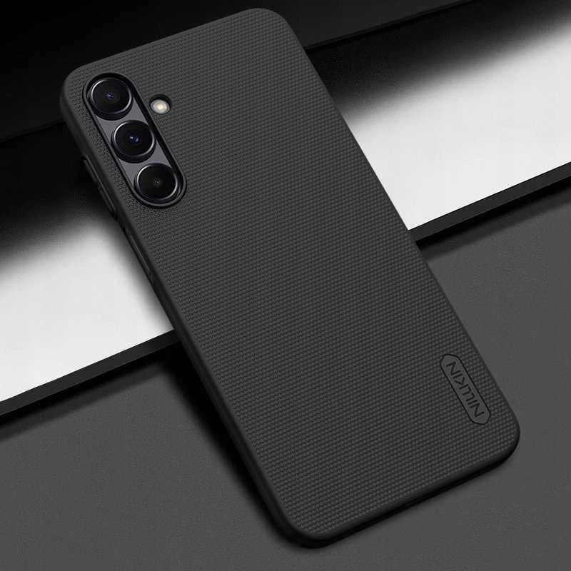 Nillkin Super Frosted nugarėlė Samsung Galaxy A16 4G/5G dėklas telefonui juodos spalvos