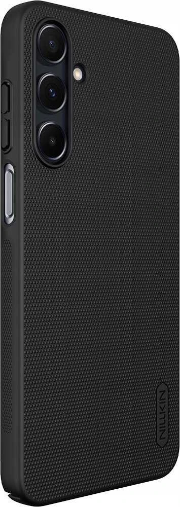 Nillkin Super Frosted nugarėlė Samsung Galaxy A16 4G/5G dėklas telefonui juodos spalvos