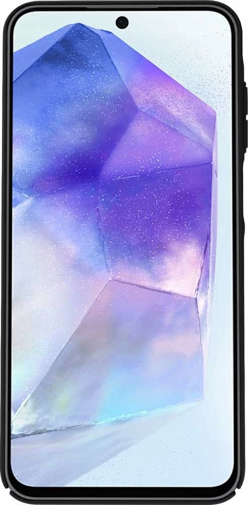 Nillkin Super Frosted nugarėlė Samsung Galaxy A16 4G/5G dėklas telefonui juodos spalvos