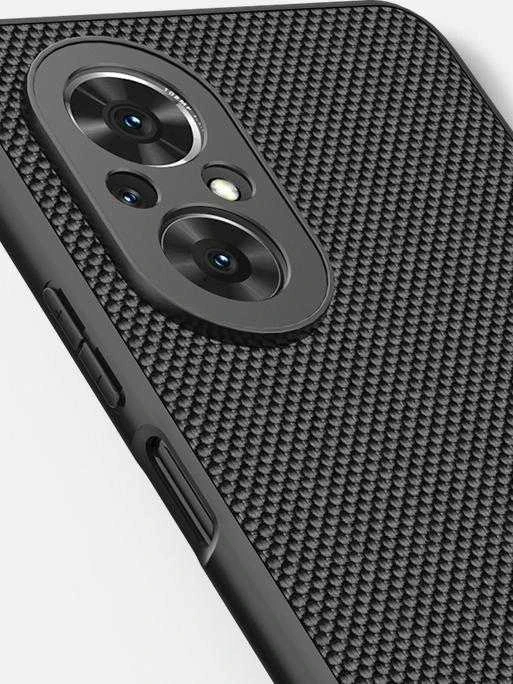 Nillkin Textured durable reinforced with gel frame and nylon Honor 50 SE dėklas telefonui juodos spalvos