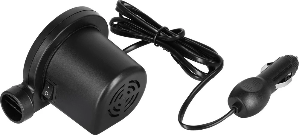 Nils Extreme elektrinis turistinis siurblys čiužiniui + adapteriai 230-12V Nils Camp NC17115 juoda