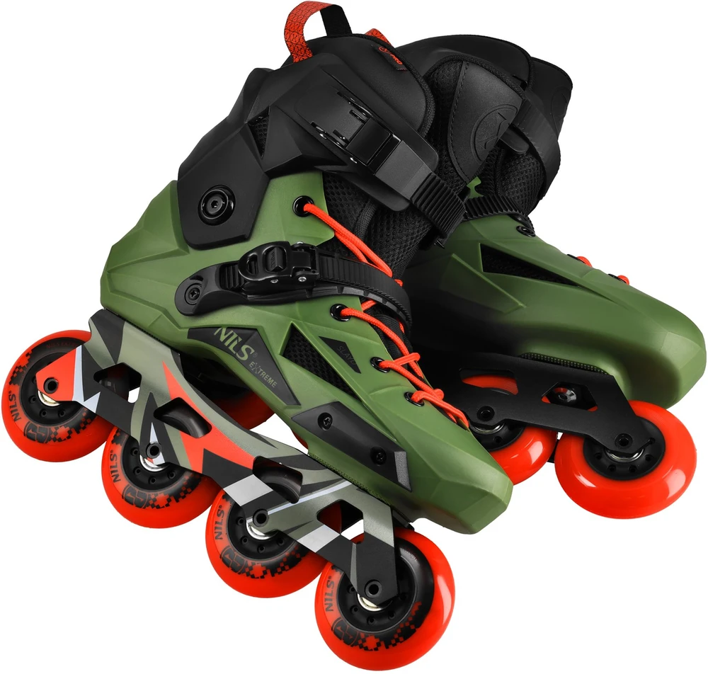 Nils Extreme NA1601 Žalias Slalom riedučiai Slayd