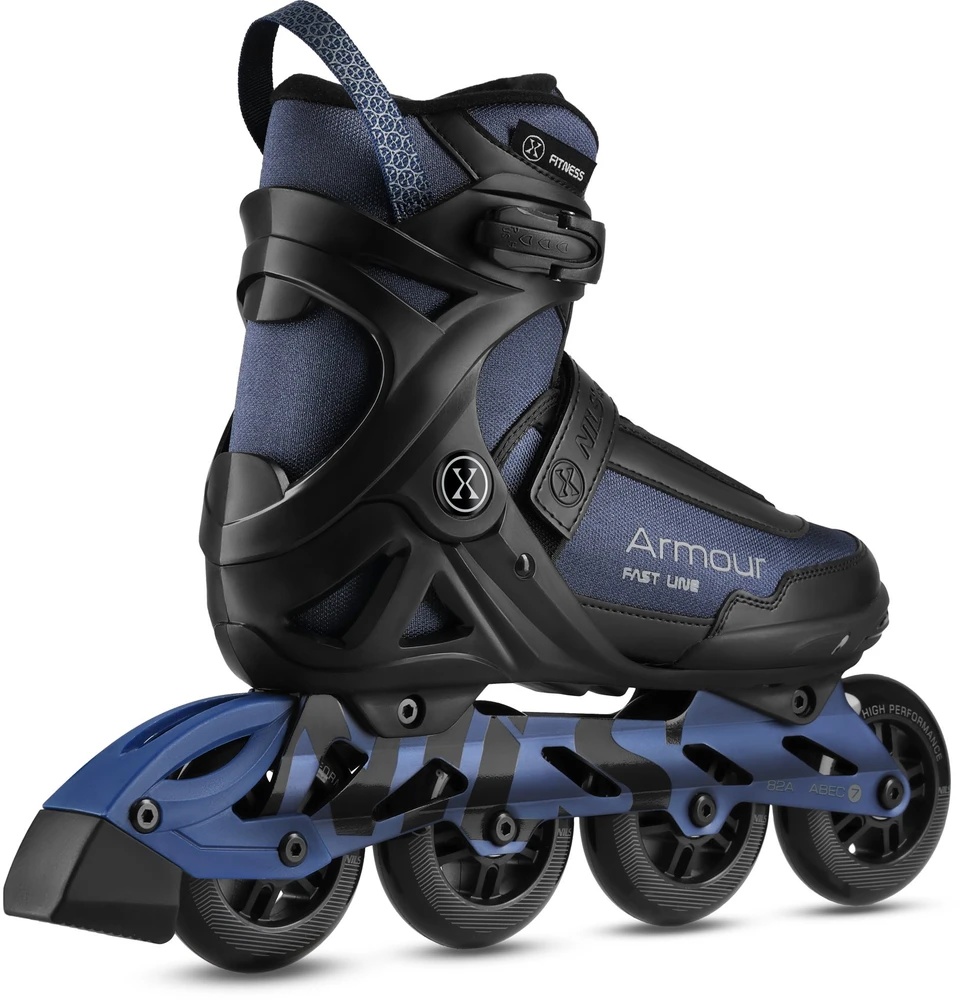 Riedučiai NA22151 Armour, juodi, 38 dydis, Nils Extreme
