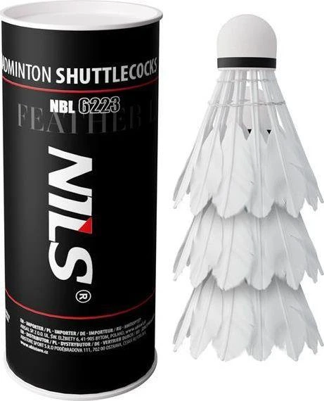 Badmintono plunksniukai Nils NBL6223, LED, 3 vnt.