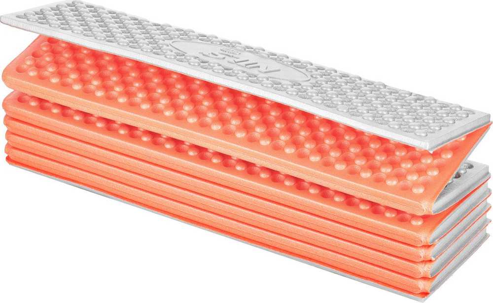 Nils Extreme NC17103 Sulankstomas turistinis kilimėlis su aliuminio pagrindu ir XPE 195 cm oranžinė NILS CAMP