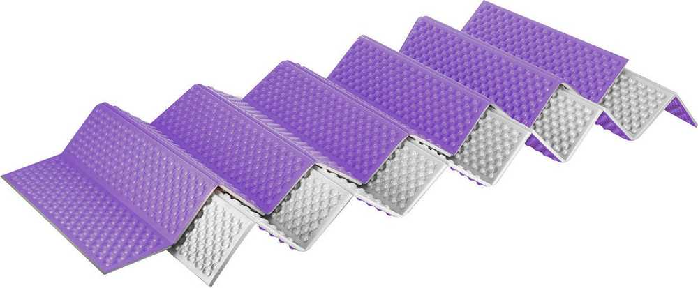 Nils Extreme NC17103 Sulankstomas turistinis kilimėlis su aliuminio pagrindu + XPE 195 cm Violetinė NILS CAMP