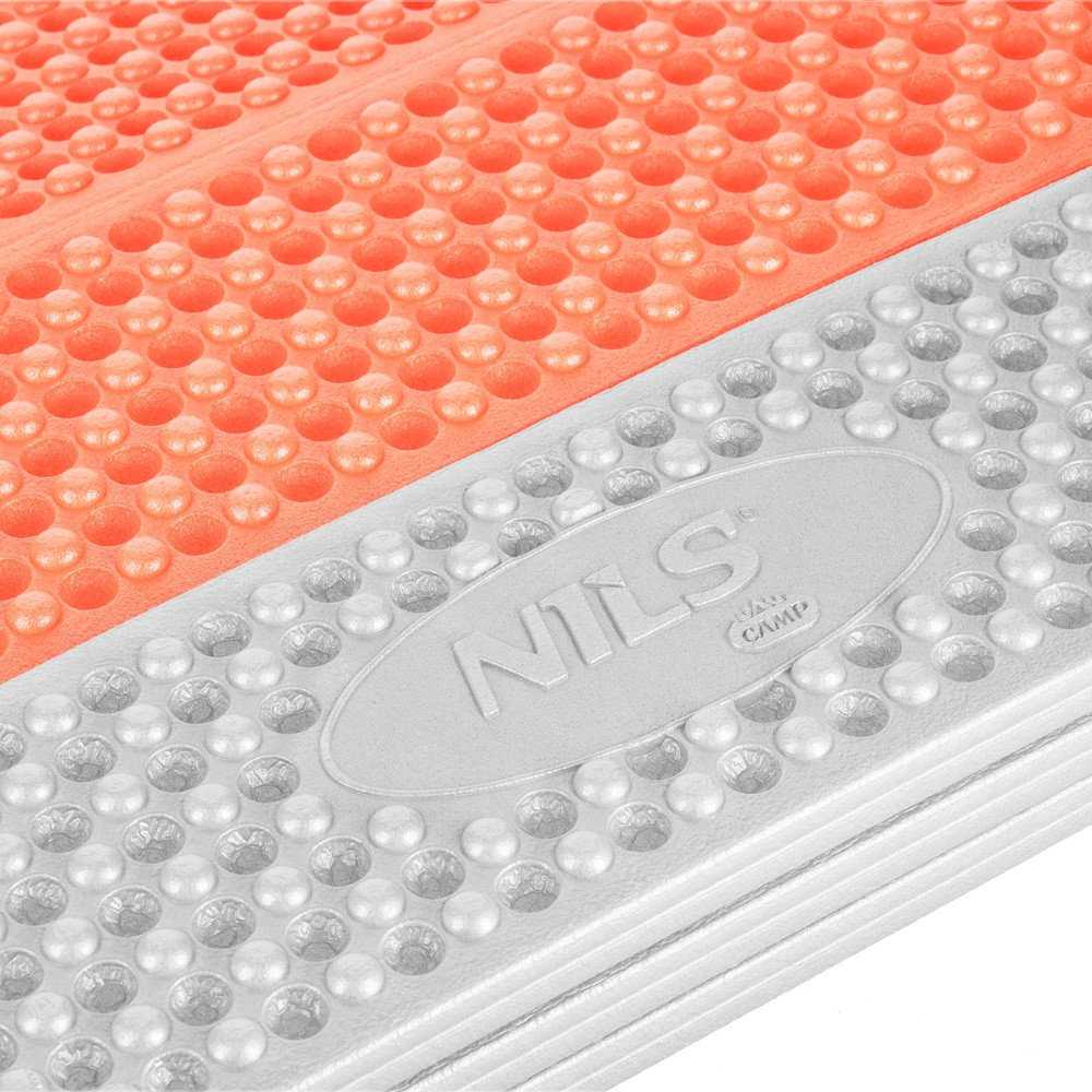 Nils Extreme NC17103 Sulankstomas turistinis kilimėlis su aliuminio pagrindu ir XPE 195 cm oranžinė NILS CAMP