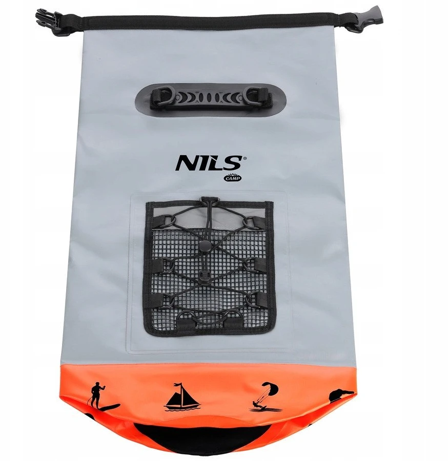 Nils Extreme NC17108 Kuprinė WODOODPORNY 25L ORANŽINĖ NILS CAMP