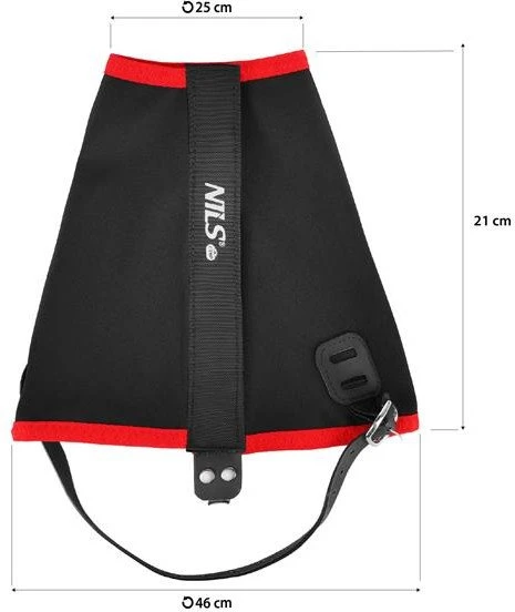 Nils Extreme NC17113 STUPTUTY BIEGOWE JUODA-CZERWONE NILS CAMP