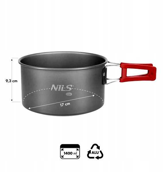 Nils Extreme NC17119 Puodas Turistinis 1,4 L NILS CAMP