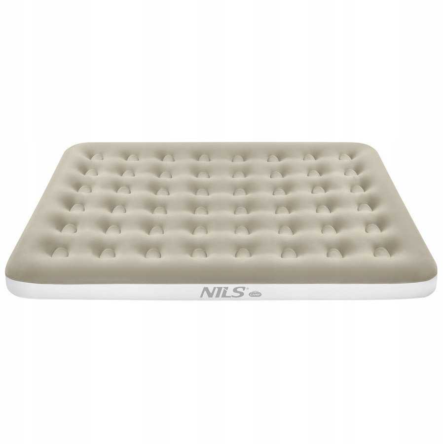 Nils Extreme NC2803 Čiužinys Turistinis DMUCHANY 203X152X22 CM BEŻOWY NILS CAMP