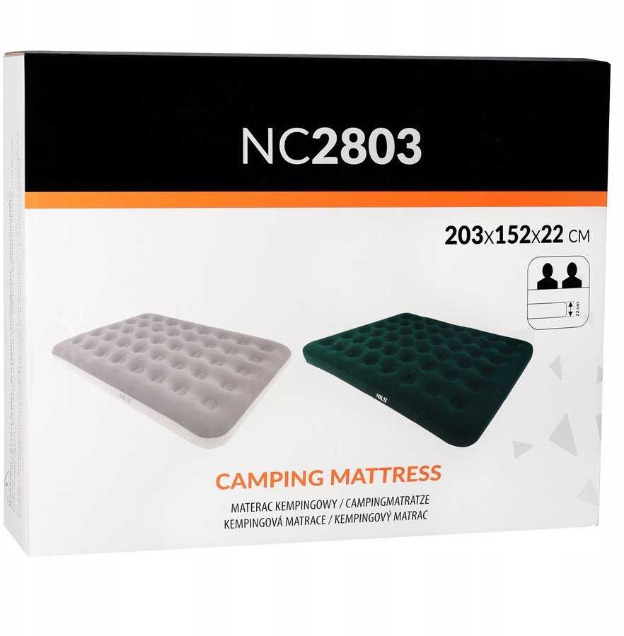 Nils Extreme NC2803 Čiužinys Turistinis DMUCHANY 203X152X22 CM BEŻOWY NILS CAMP