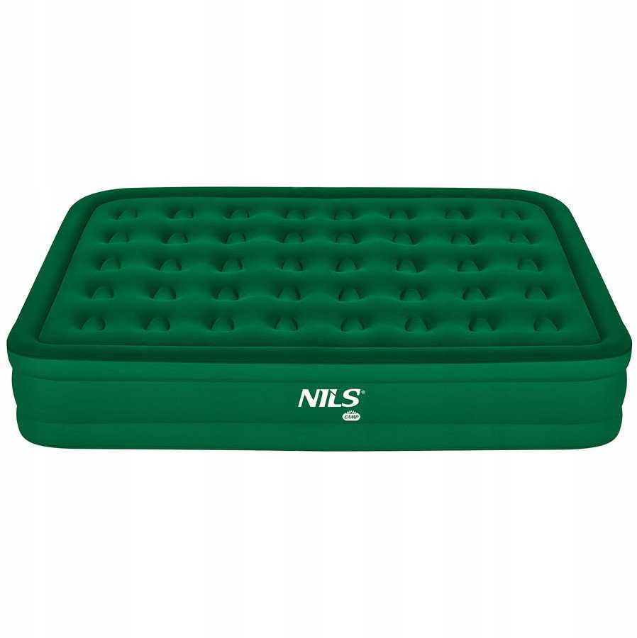 Nils Extreme NC2808 Čiužinys DWUOSOBOWY KING SIZE Žalias + POMPKA ELEKTRYCZNA NILS CAMP