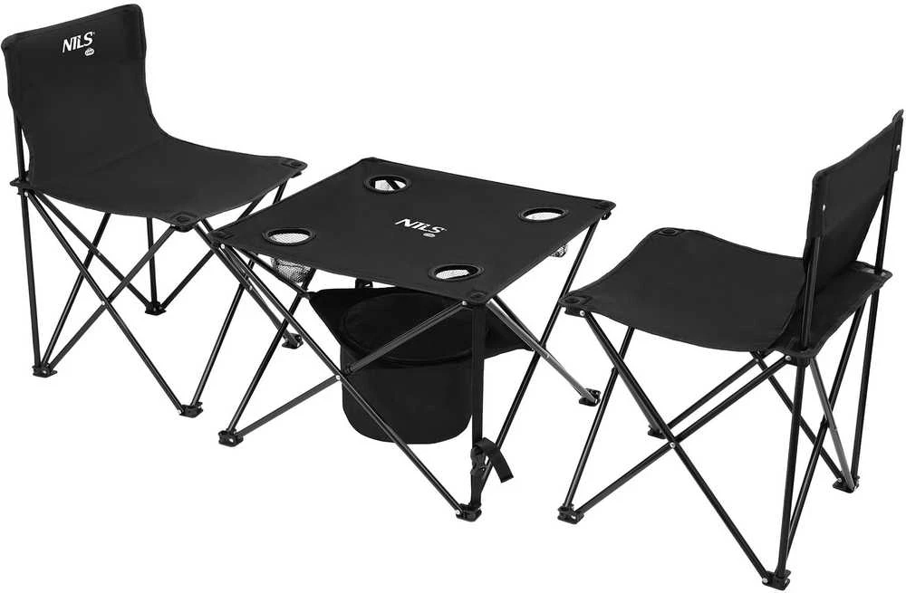Lauko baldų komplektas NC3304 NILS CAMP TOURIST SET STALAS + KĖDĖS