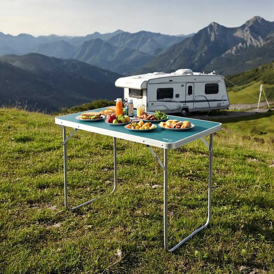 Nils Extreme NC3401 stalas KEMPINGOWY 60x40x50 CM Mėlynas NILS CAMP
