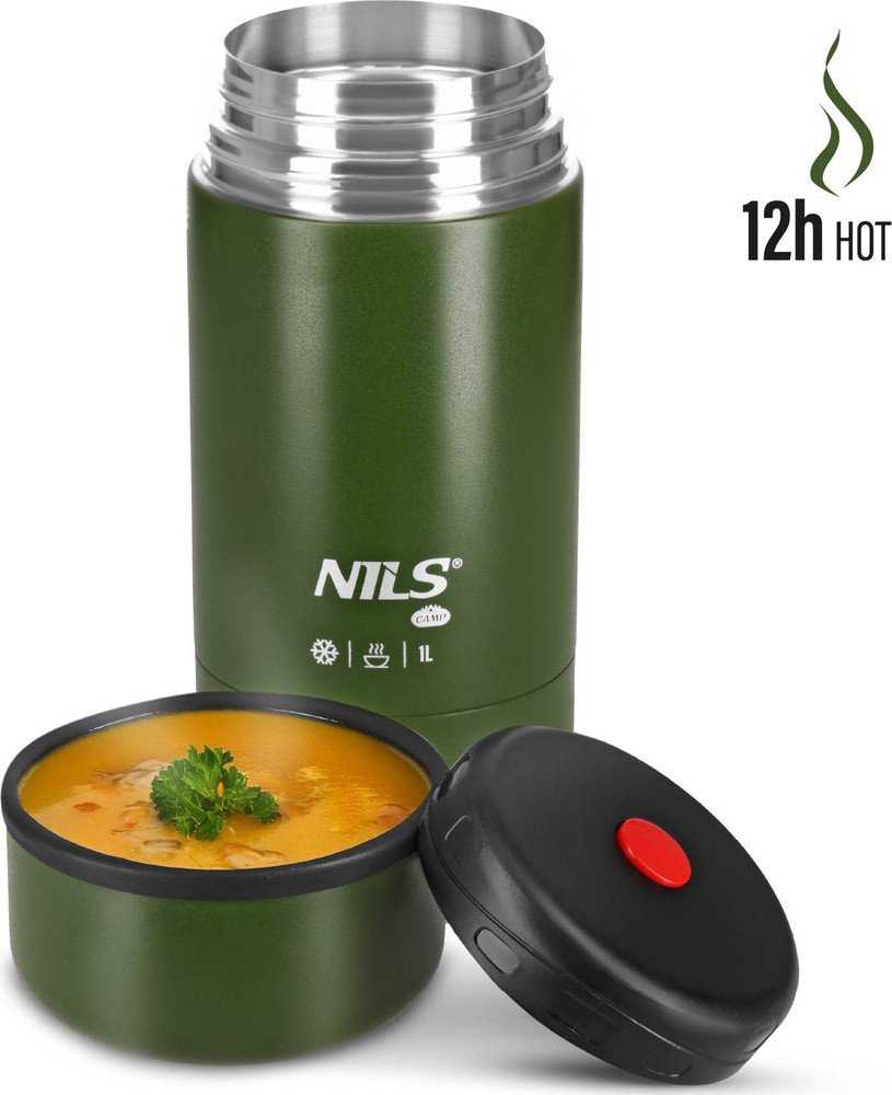 Nils Extreme NC3802 Termosas OBIADOWY 1000ML Žalias NILS CAMP