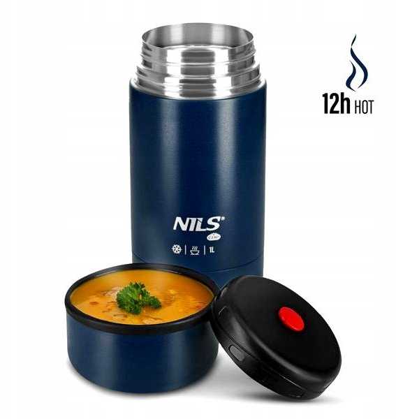 Nils Extreme NC3802 Termosas OBIADOWY 1000ML Mėlynas NILS CAMP
