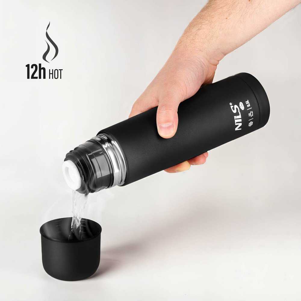 Nils Extreme NC3803 Termosas Turistinis 500 ML JUODA NILS CAMP