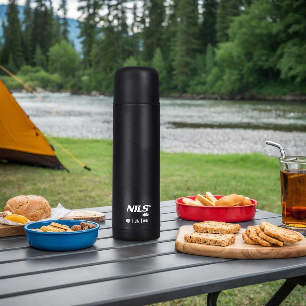 Nils Extreme NC3803 Termosas Turistinis 500 ML JUODA NILS CAMP