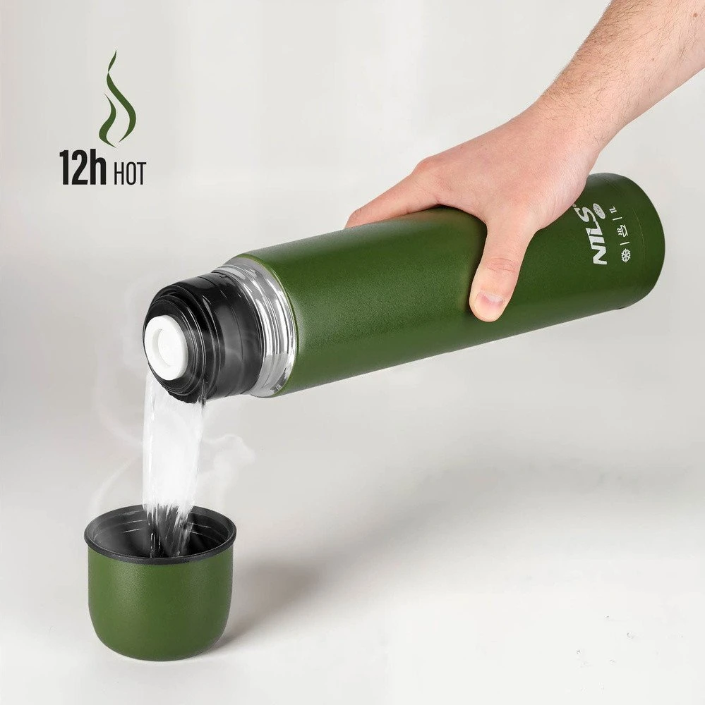 Nils Extreme NC3804 Termosas Turistinis 1000 ML Žalias NILS CAMP