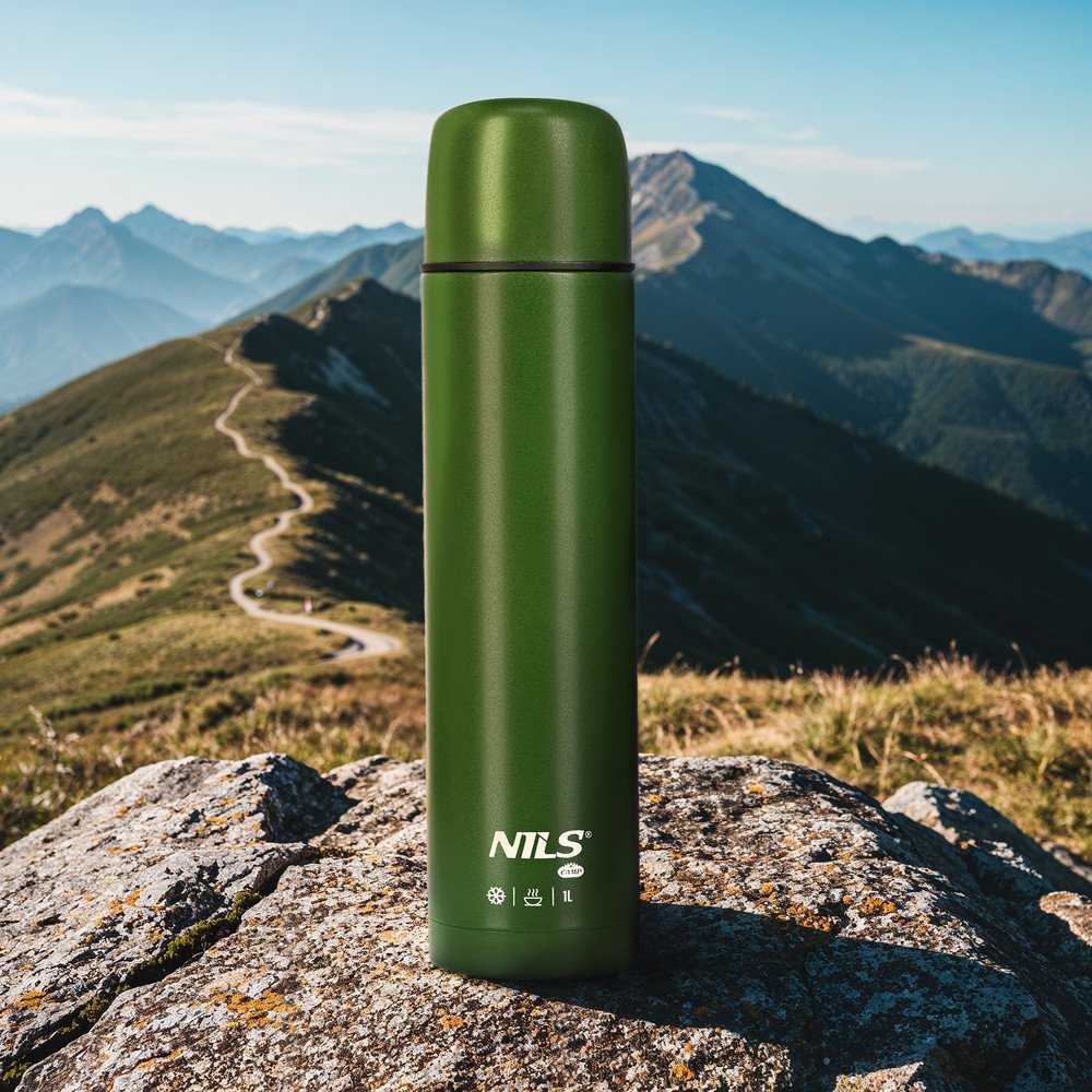 Nils Extreme NC3804 Termosas Turistinis 1000 ML Žalias NILS CAMP