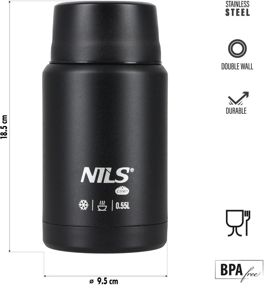 Nils Extreme Vakarienės termosas 550 ml NILS CAMP