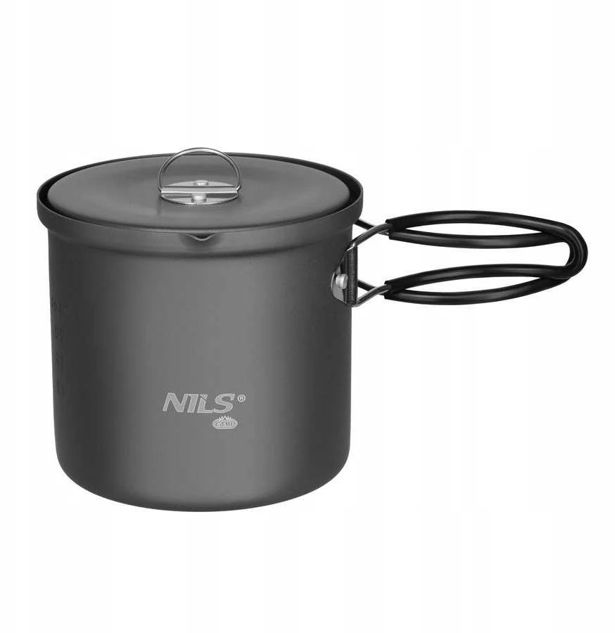 Nils Extreme Nils Camp Nc4202 Aliumininis turistinis puodas su dangteliu, 1000ml