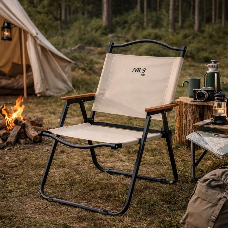Nils Extreme NC4307 Kėdė SKŁADANE BEŻOWE NILS CAMP