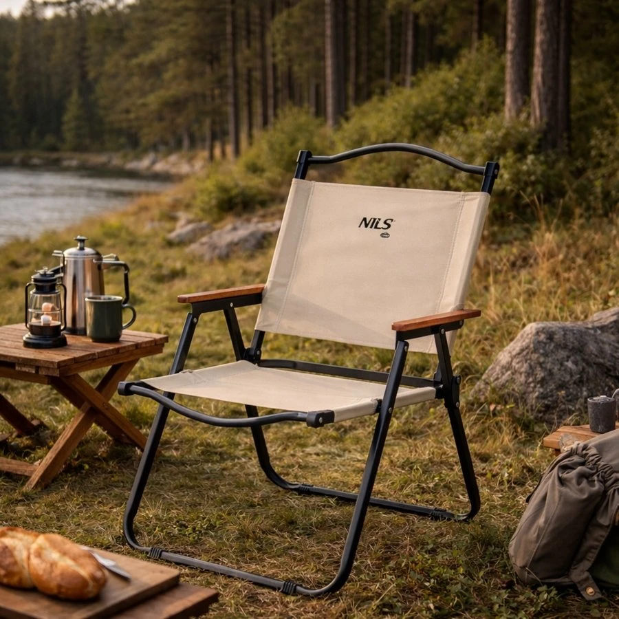 Nils Extreme NC4307 Kėdė SKŁADANE BEŻOWE NILS CAMP