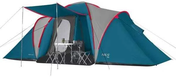Nils Extreme NC6031 MĖLYNAI ŠVIESIAI PILKA HIGHLAND NILS CAMP PALAPINĖ