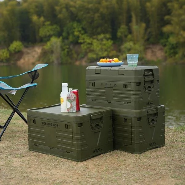 Nils Extreme NCB4003 SKŁADANA SKRZYNIA KEMPINGOWA Z POKRYWĄ ŽALIA 40L NILS CAMP