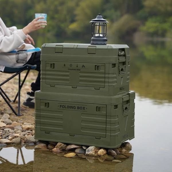 Nils Extreme NCB4003 SKŁADANA SKRZYNIA KEMPINGOWA Z POKRYWĄ ŽALIA 40L NILS CAMP