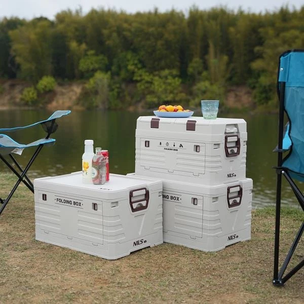 Nils Extreme NCB4003 SKŁADANA SKRZYNIA KEMPINGOWA Z POKRYWĄ 40L NILS CAMP