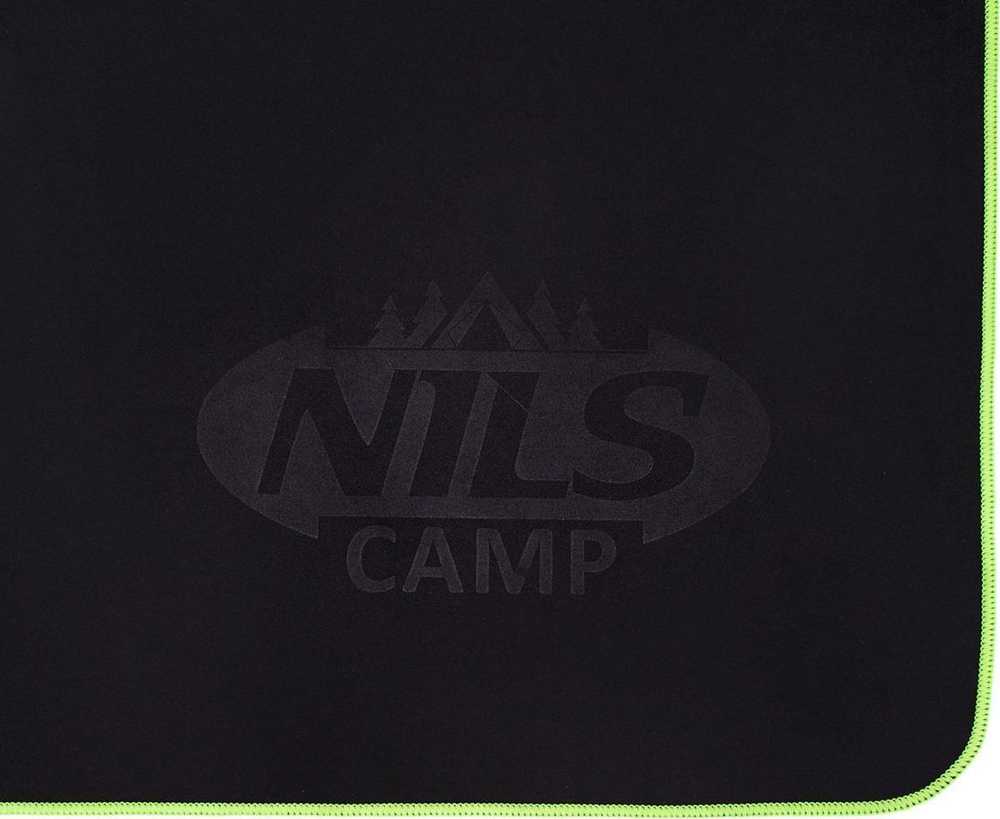 Mikropluošto rankšluostis Nils Camp NCR11 juodas, 140x70 cm