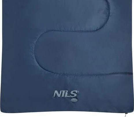 Nils Extreme M dydžio tamsiai mėlynai pilkas miegmaišis NILS Camp NC2107