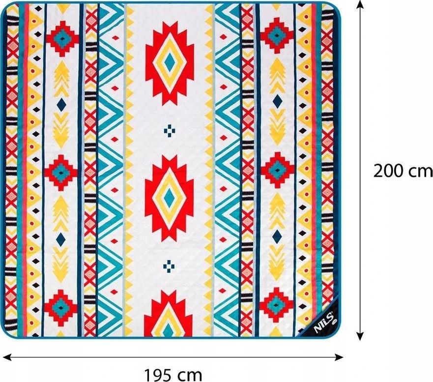 Iškylų pledas NC8022 Aztek 195 x 200 cm NILS Camp