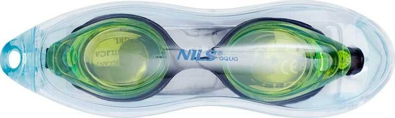 Juodi / žali plaukimo akiniai NILS AQUA NQG600AF