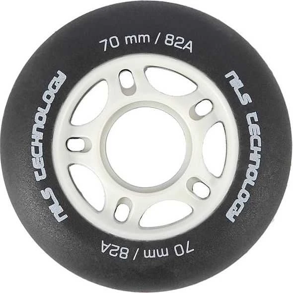 Nils Extreme PU 70x24 82A Juoda MATOWE KÓŁKA (4 vnt.) NILS EXTREME