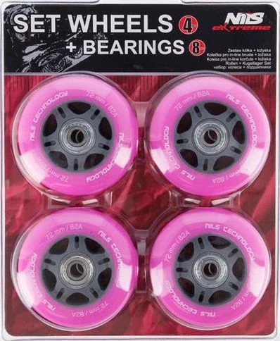 PU Juodas N ABEC-9 rinkinys Nils Extreme